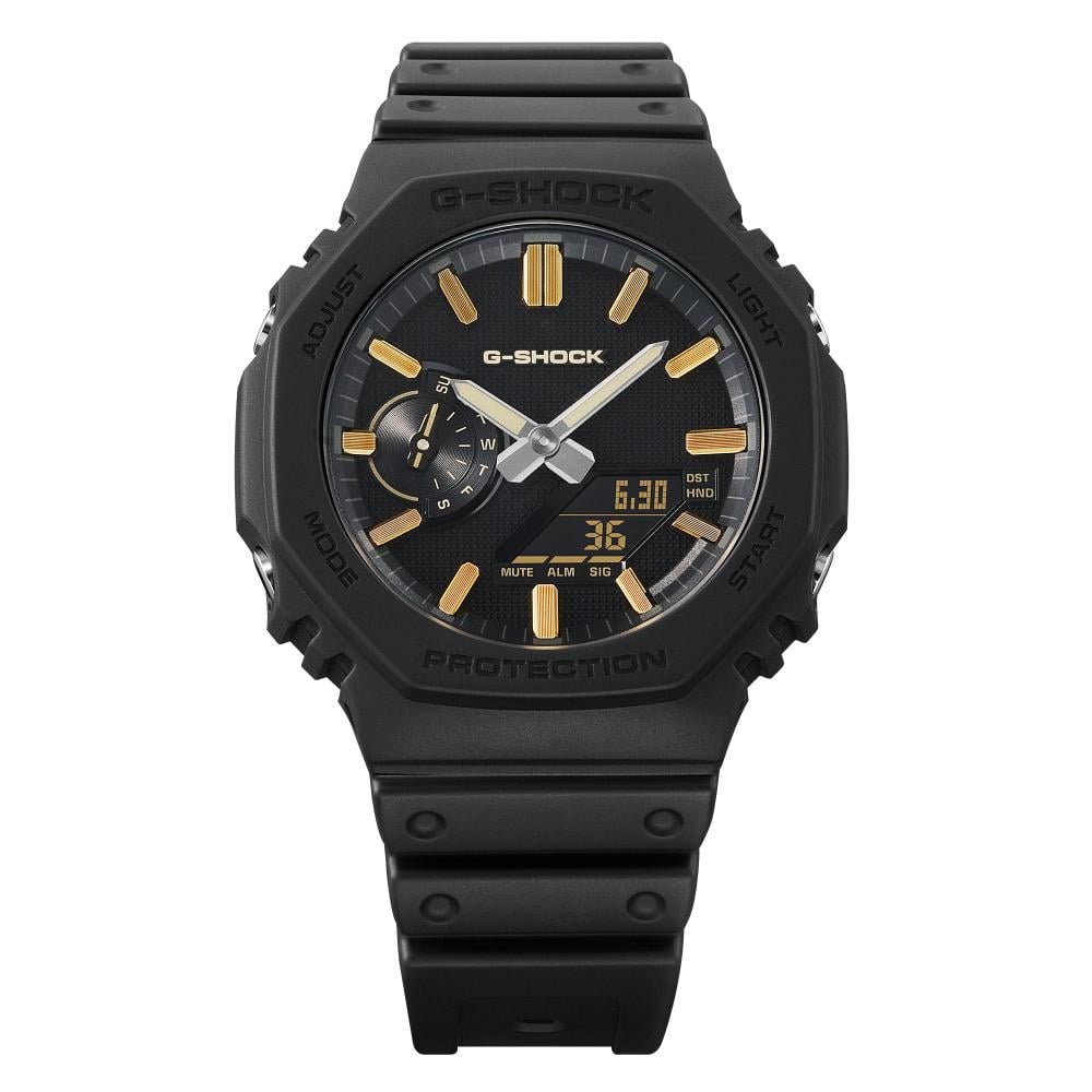 Collection G-Shock - GA-2100LXB-1A9ER - Montre Casio – boîtier noir en carbone et résine bio, bracelet noir en résine bio – vue 4