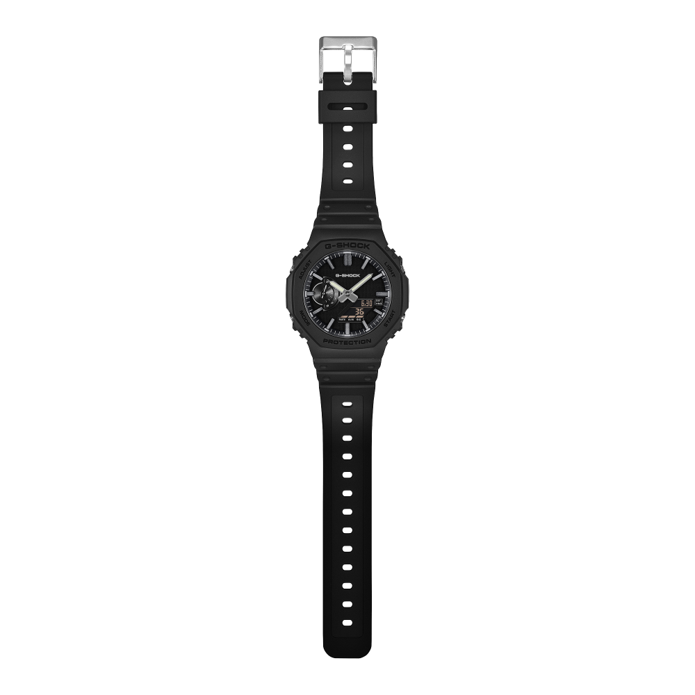 Collection G-Shock - GA-2100LXB-1AER - Montre Casio – boîtier en carbone et résine bio noir, bracelet en résine bio noire – vue 6