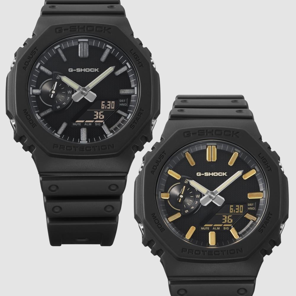Collection G-Shock - GA-2100LXB-1AER - Montre Casio – boîtier en carbone et résine bio noir, bracelet en résine bio noire – vue 3