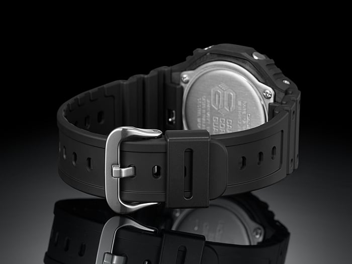 Collection G-Shock - GA-2100SU-1AER - Montre Casio – boîtier noir à lunette imprimée camouflage, bracelet en résine noire – vue 5