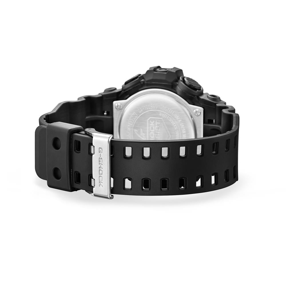 Collection G-Shock - GA-700BEG-1AER - Montre Casio – très grand boîtier en résine noir, écran à touches vert électrique, bracelet en résine noir – vue 8