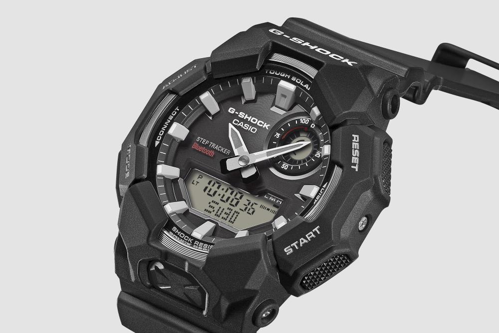Collection G-Shock - GA-B010-1AER - Montre Casio – grand boîtier noir en carbone bio et résine bio, bracelet en résine bio noire – vue 4