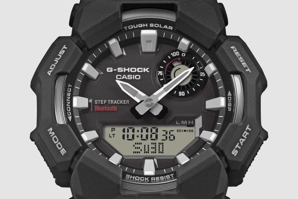 Collection G-Shock - GA-B010-1AER - Montre Casio – grand boîtier noir en carbone bio et résine bio, bracelet en résine bio noire – vue 5