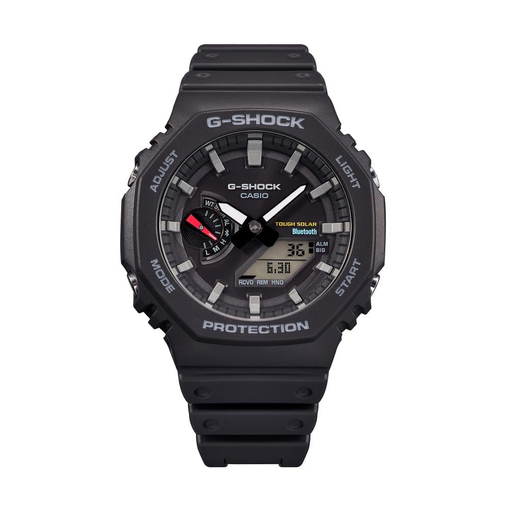 Collection G-Shock - GA-B2100-1AER - Montre Casio – boîtier octogonal en carbone et résine noir, bracelet en résine noire – vue 7
