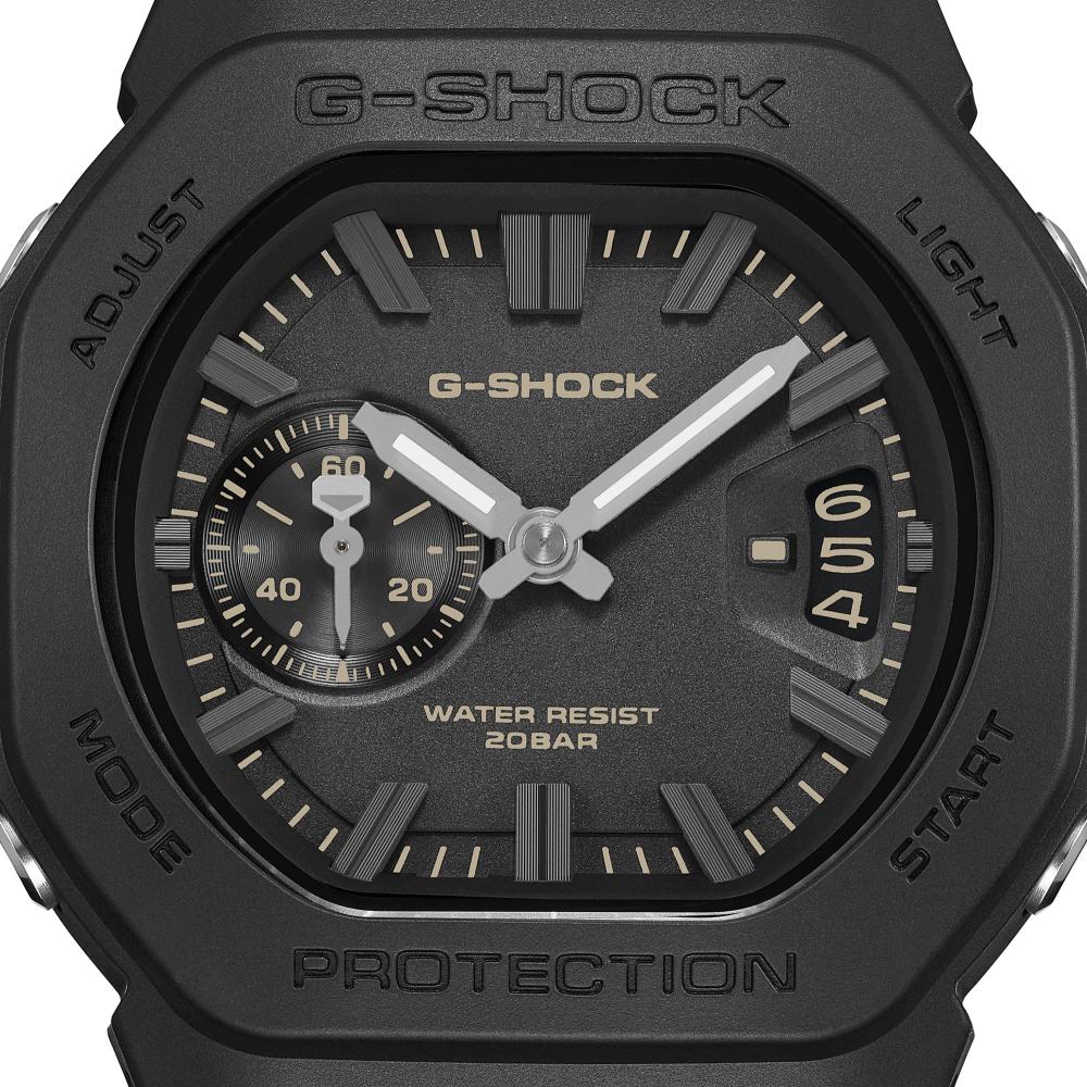Collection G-Shock - GAC-2500-1AER - Montre Casio – boîtier et bracelet en résine bio noirs, affichage à aiguilles – vue 4