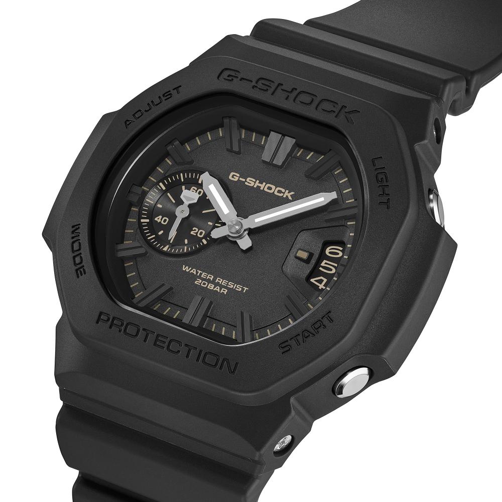 Collection G-Shock - GAC-2500-1AER - Montre Casio – boîtier et bracelet en résine bio noirs, affichage à aiguilles – vue 5
