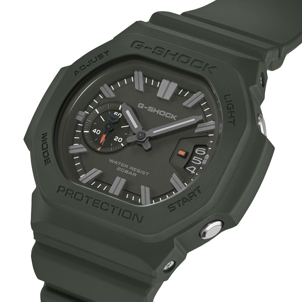 Collection G-Shock - GAC-2500-3AER - Montre Casio – montre analogique, boîtier en résine bio vert, bracelet en résine bio vert – vue 4