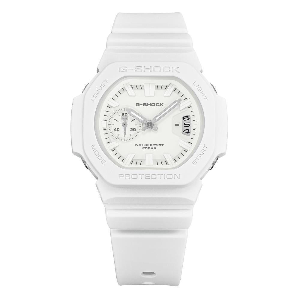 Collection G-Shock - GAC-2500-7AER - Montre Casio – montre analogique, boîtier en résine bio blanc, bracelet en résine bio blanc – vue 7
