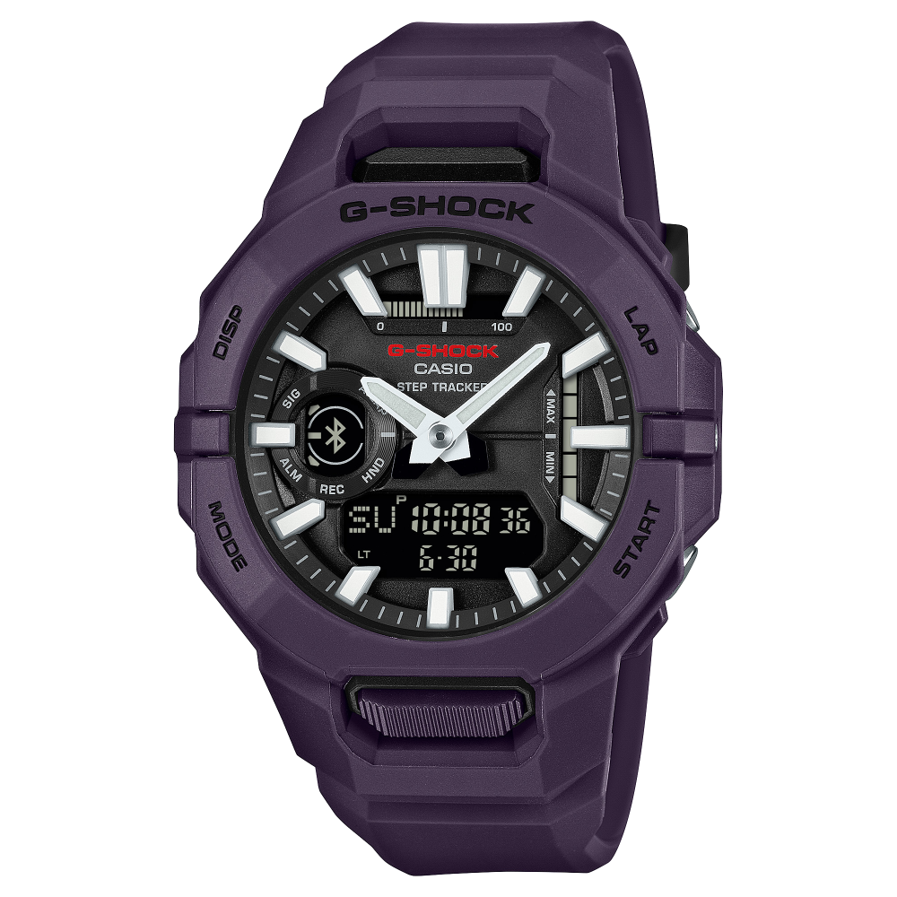 Collection G-Shock - GBA-950-2AER - Montre Casio – boîtier et bracelet monobloc en résine bio bleue – vue de face