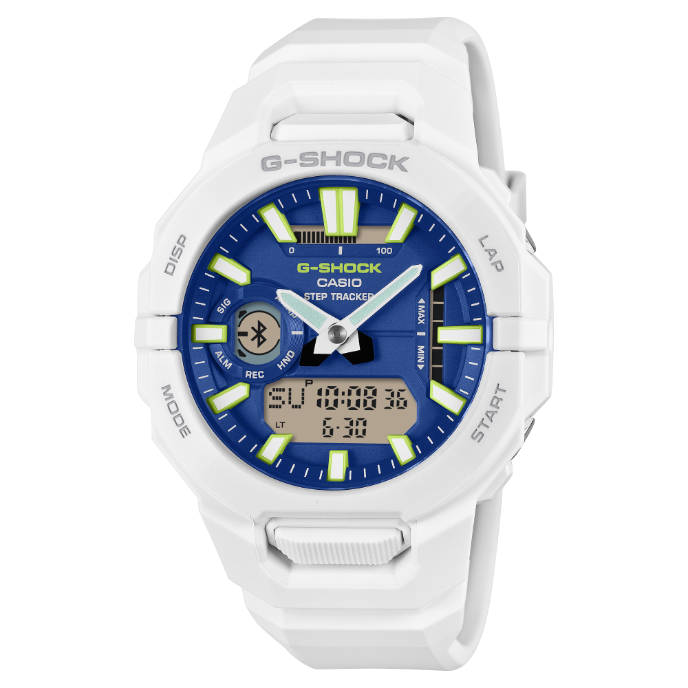 Collection G-Shock - GBA-950-7A2ER - Montre Casio – montre connectée numérique-analogique, boîtier en résine et résine bio, bracelet en résine bio – vue de face