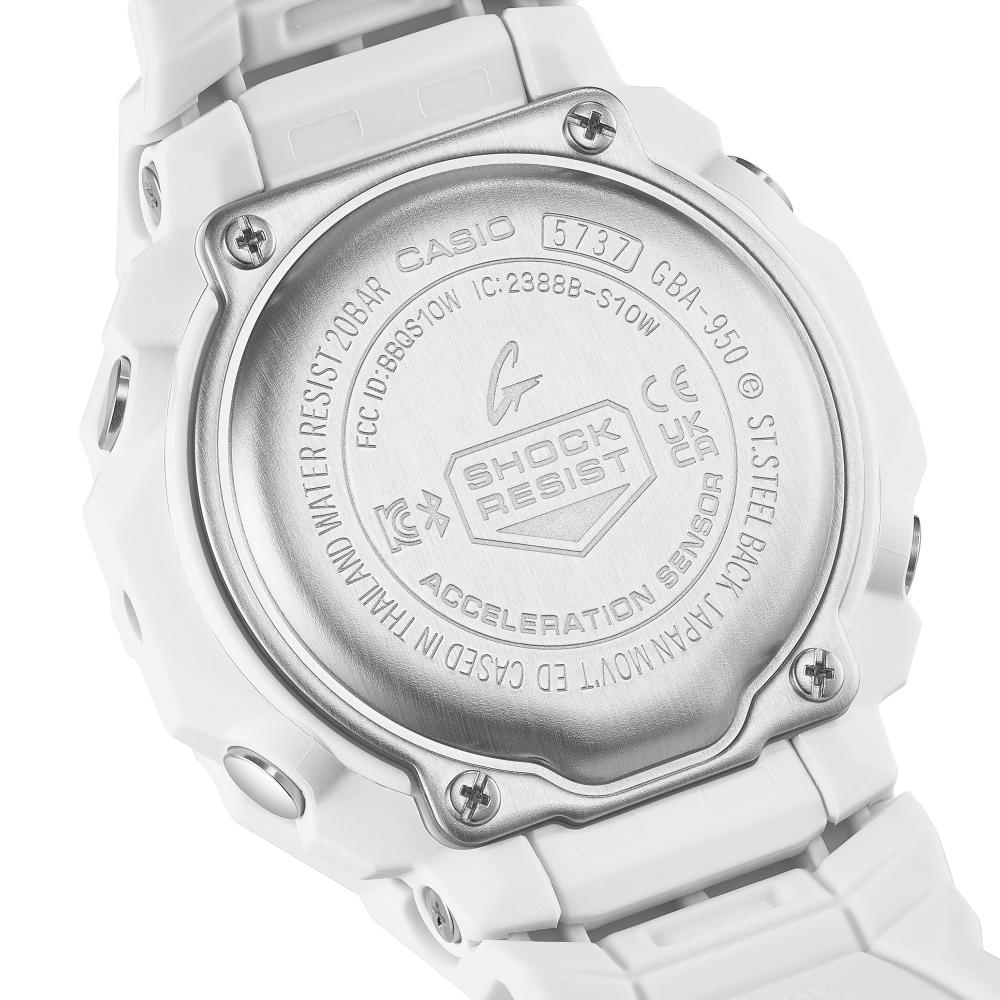 Collection G-Shock - GBA-950-7A2ER - Montre Casio – montre connectée numérique-analogique, boîtier en résine et résine bio, bracelet en résine bio – vue 7
