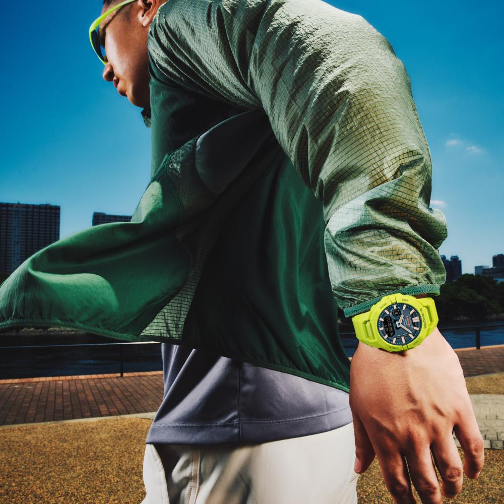 Collection G-Shock - GBA-950-9A3ER - Montre Casio – montre numérique-analogique connectée, boîtier et bracelet en résine bio – vue 2