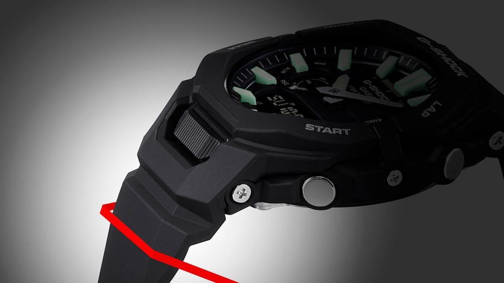 Collection G-Shock - GBA-950-2AER - Montre Casio – boîtier et bracelet monobloc en résine bio bleue – vue 5