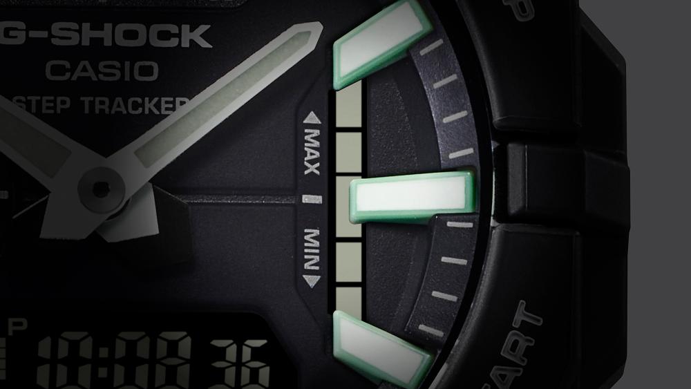 Collection G-Shock - GBA-950-1AER - Montre Casio – boîtier et bracelet monobloc en résine bio noire – vue 6