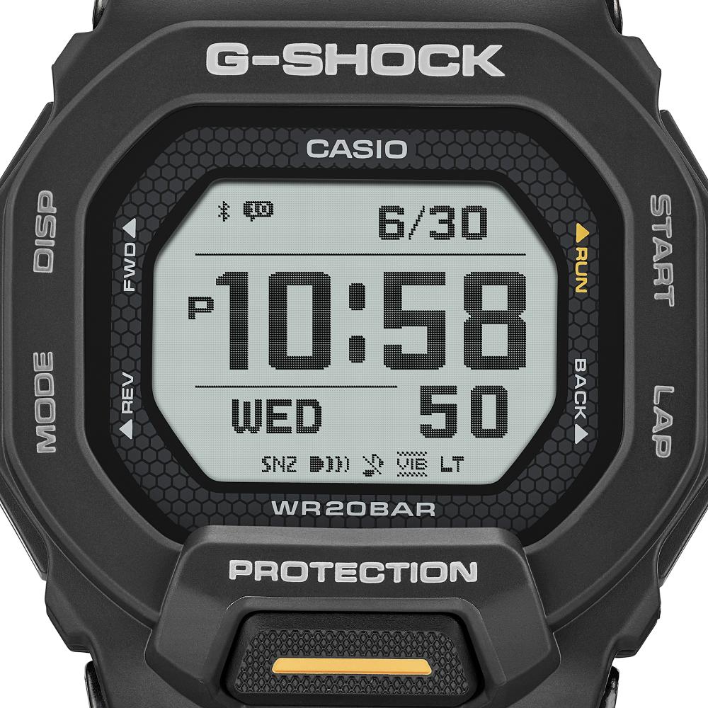 Collection G-Shock - GBD-200-1A1ER - Montre Casio – boîtier en résine noire, écran numérique, bracelet en résine noire – vue 3