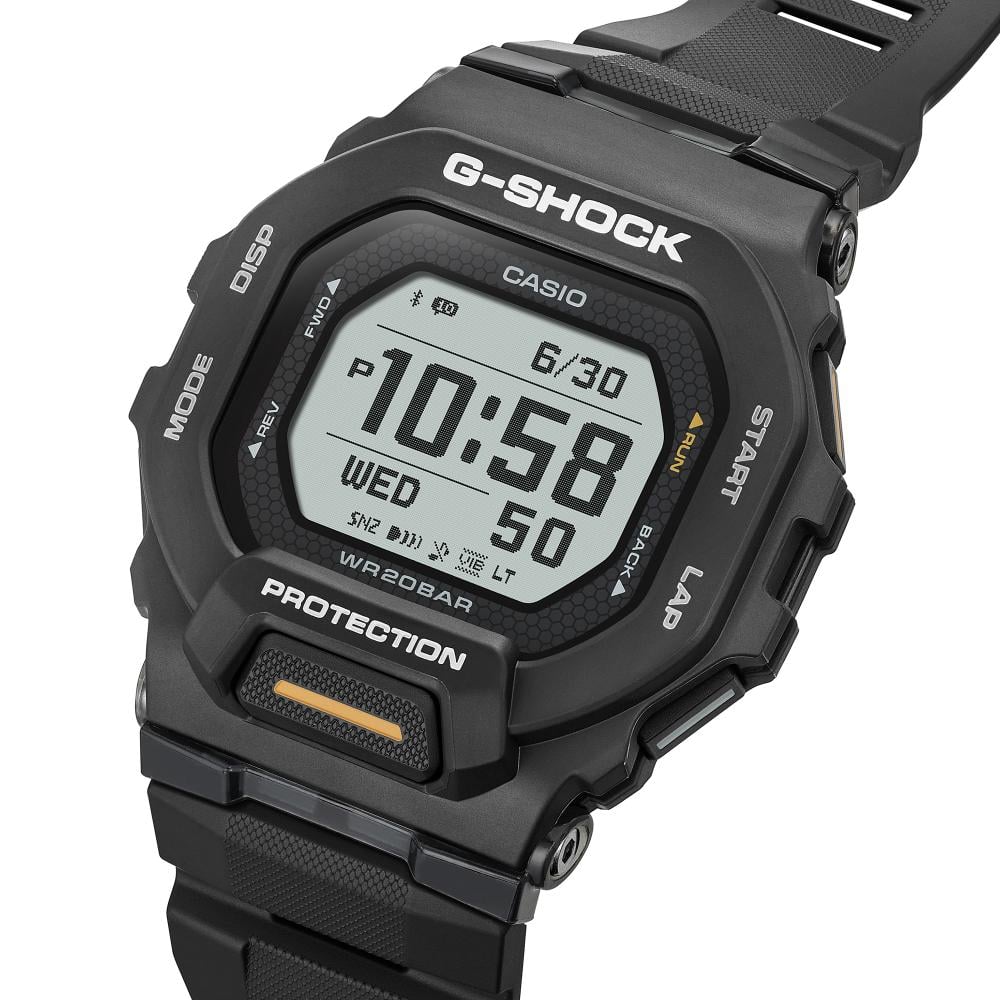 Collection G-Shock - GBD-200-1A1ER - Montre Casio – boîtier en résine noire, écran numérique, bracelet en résine noire – vue 5