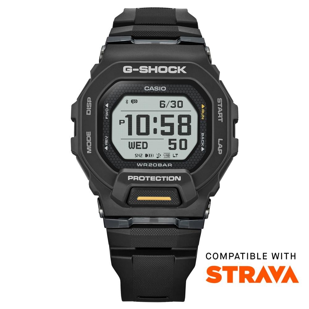 Collection G-Shock - GBD-200-1A1ER - Montre Casio – boîtier en résine noire, écran numérique, bracelet en résine noire – vue 2