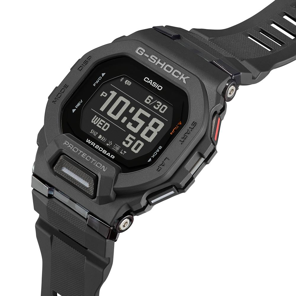 Collection G-Shock - GBD-200-1ER - Montre Casio – boîtier en résine noir, bracelet en résine noir, écran numérique – vue 5