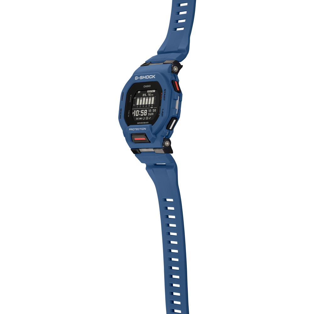 Collection G-Shock - GBD-200-2ER - Montre Casio – boîtier en résine bleu, bracelet en résine bleu, écran numérique – vue 4