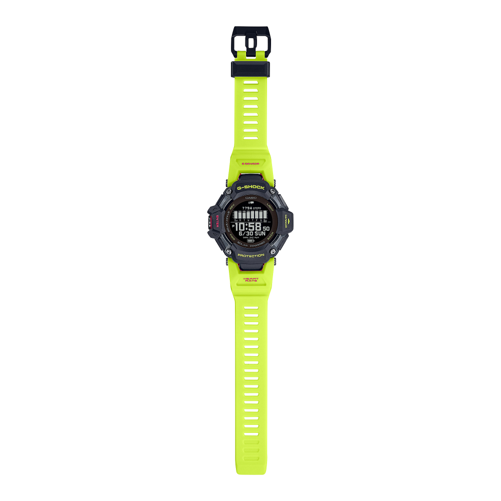 Collection G-Shock - GBD-H2000-1A9ER - Montre Casio – grand boîtier en résine bio noir, bracelet en résine bio noir, écran numérique – vue 3