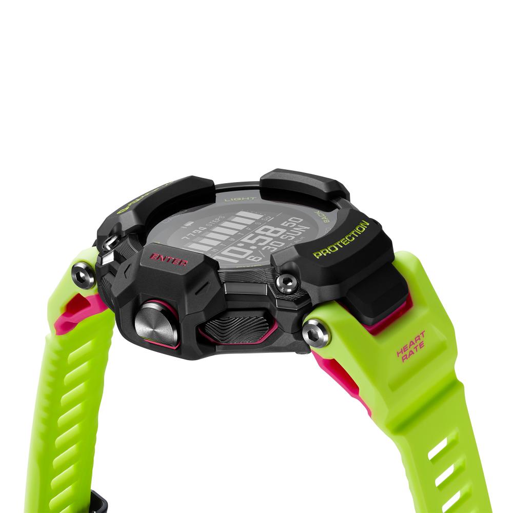 Collection G-Shock - GBD-H2000-1A9ER - Montre Casio – grand boîtier en résine bio noir, bracelet en résine bio noir, écran numérique – vue 4