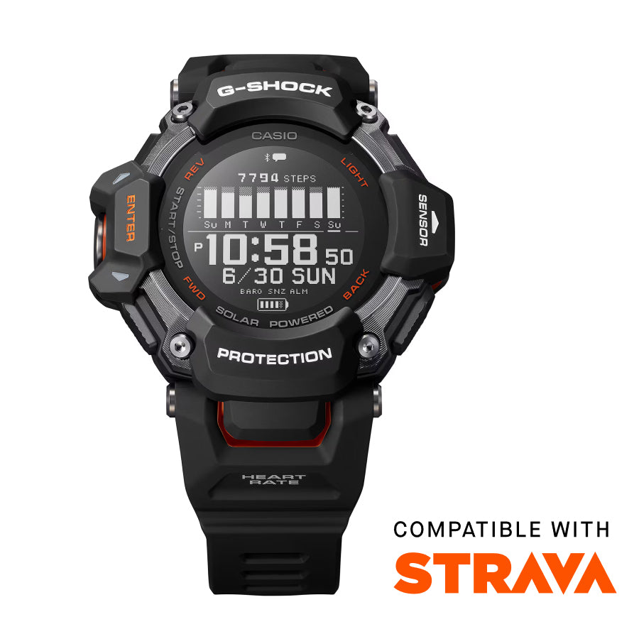 Collection G-Shock - GBD-H2000-1AER - Montre Casio – montre numérique multisport, boîtier et bracelet en résine bio noire – vue 2