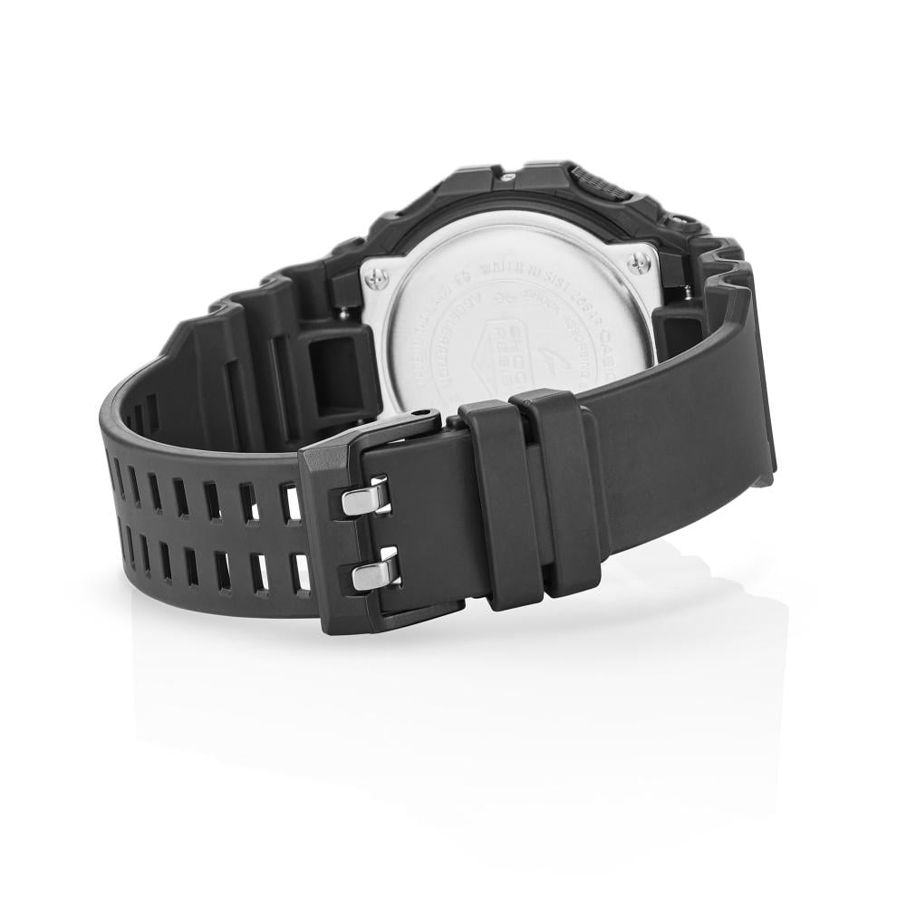 Collection G-Shock - GBX-100NS-1ER - Montre Casio – montre numérique noire, lunette en acier à placage ionique noir, bracelet en résine noire – vue 5