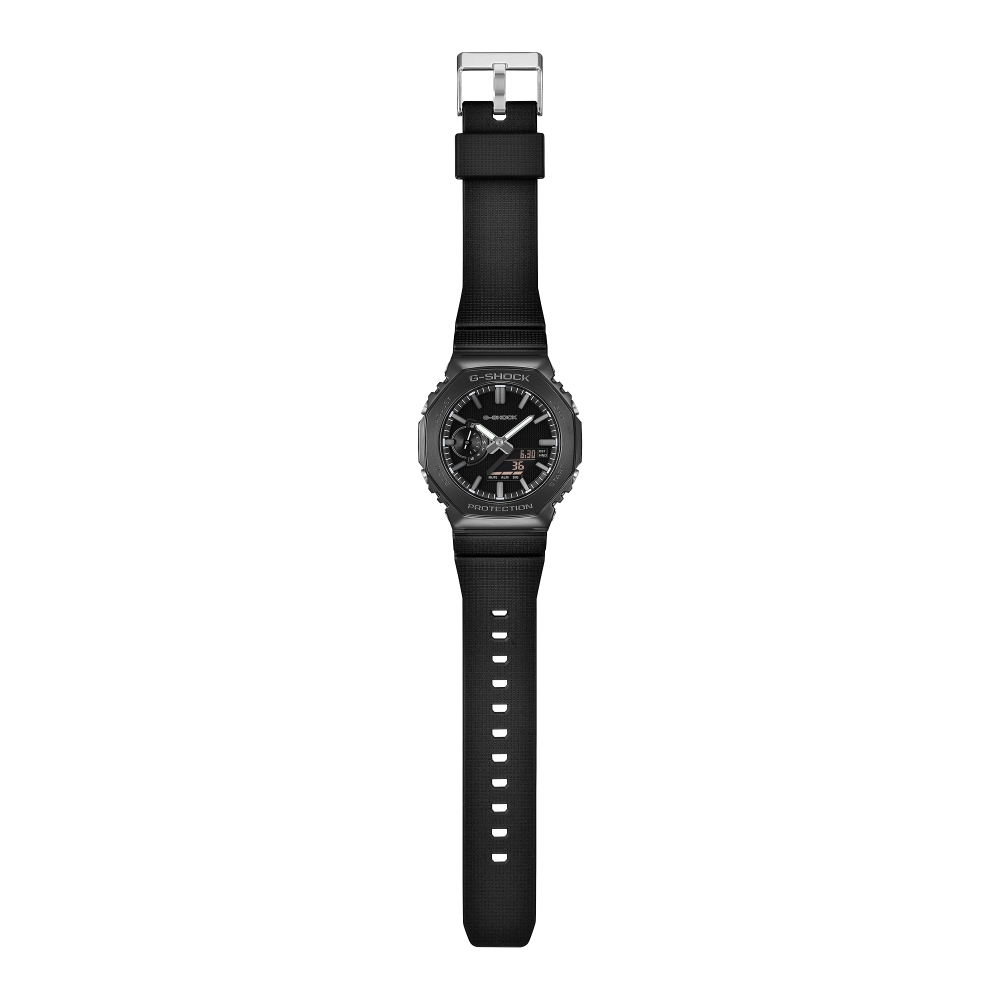 Collection G-Shock - GM-2100LXB-1AER - Montre Casio – boîtier noir à lunette en acier plaqué noir, bracelet en résine bio noire – vue 7
