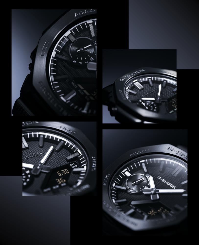 Collection G-Shock - GM-2100LXB-1AER - Montre Casio – boîtier noir à lunette en acier plaqué noir, bracelet en résine bio noire – vue 5