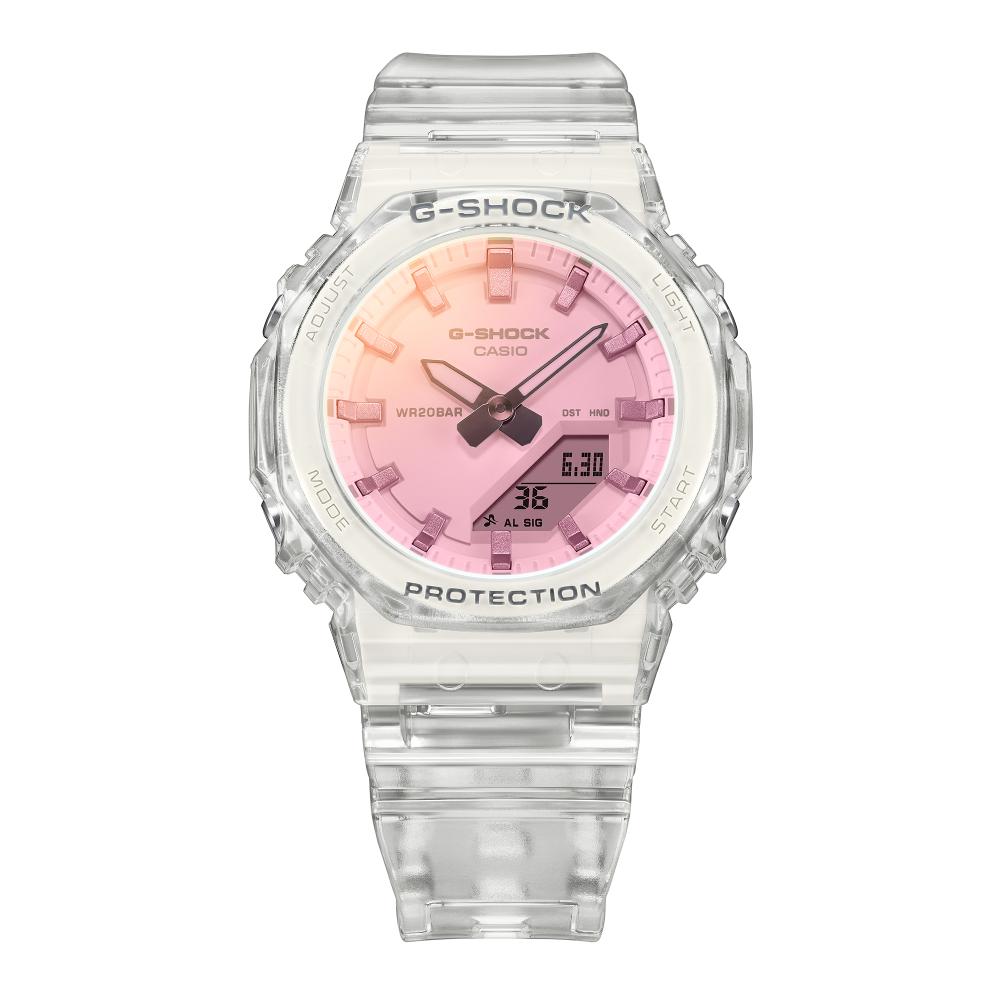 Collection G-Shock - GMA-P2100SR-7AER - Montre Casio – boîtier en résine translucide, verre irisé, bracelet en résine translucide – vue 6