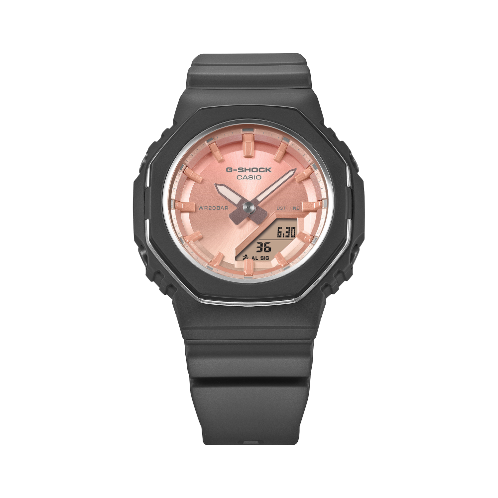 Collection G-Shock - GMA-P2110SC-4AER - Montre Casio – boîtier en résine bio rose clair en dégradé, bracelet en résine bio rose – vue 5