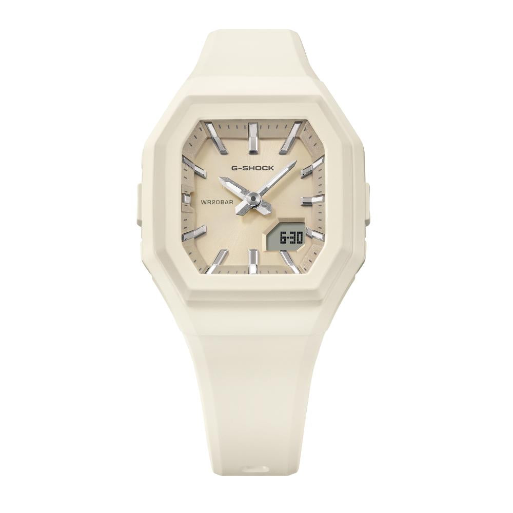 Collection G-Shock - GMA-S160-7AER - Montre Casio – petit boîtier en résine blanc, bracelet en résine bio blanc – vue 6