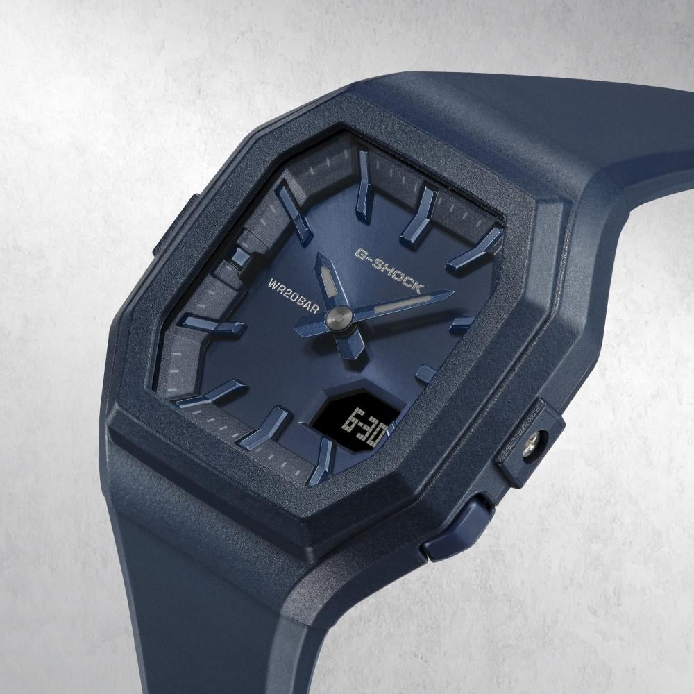 Collection G-Shock - GMA-S160-2BER - Montre Casio – petit boîtier en résine bleu, bracelet en résine bio bleu – vue 5