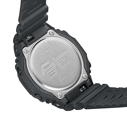 Collection G-Shock - GMA-S2100-1AER - Montre Casio – boîtier octogonal noir mat, index métalliques, bracelet en résine noire – vue 8