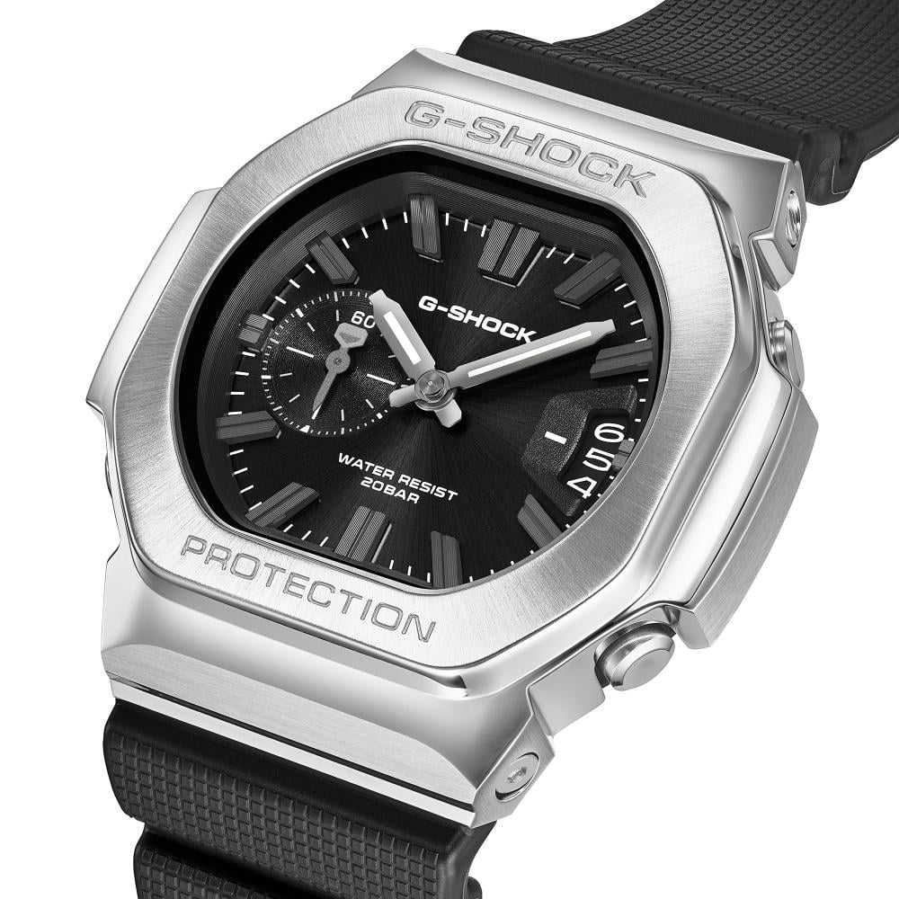 Collection G-Shock - GMC-2500-1AER - Montre Casio – montre analogique, boîtier en résine bio et acier noir, bracelet en résine bio noir – vue 5