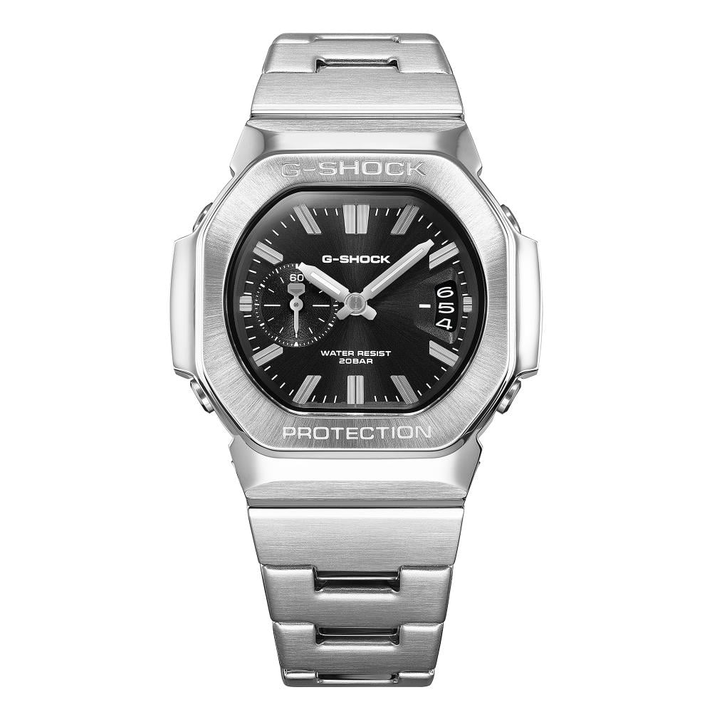 Collection G-Shock - GMC-2500D-1AER - Montre Casio – boîtier noir, bracelet en acier inoxydable à boucle déployante – vue 7