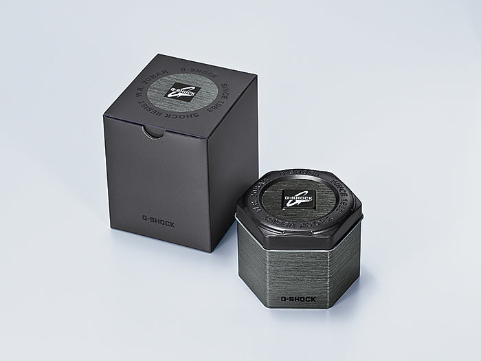 Collection G-Shock - GST-B100-1AER - Montre Casio – grand boîtier noir à chronographe analogique, bracelet en résine noire – vue 8