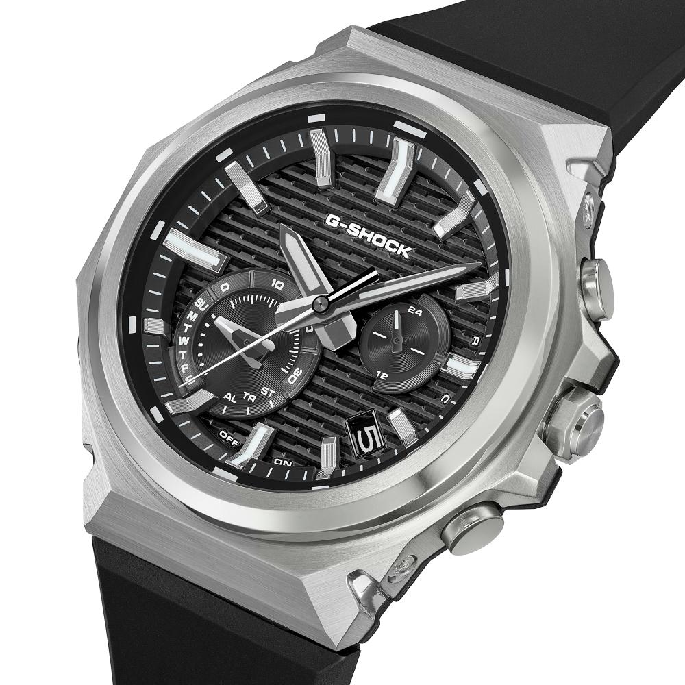 Collection G-Shock - GST-B1000-1AER - Montre Casio – boîtier en carbone bio et acier noir, bracelet en résine bio noir, couronne vissée – vue 6