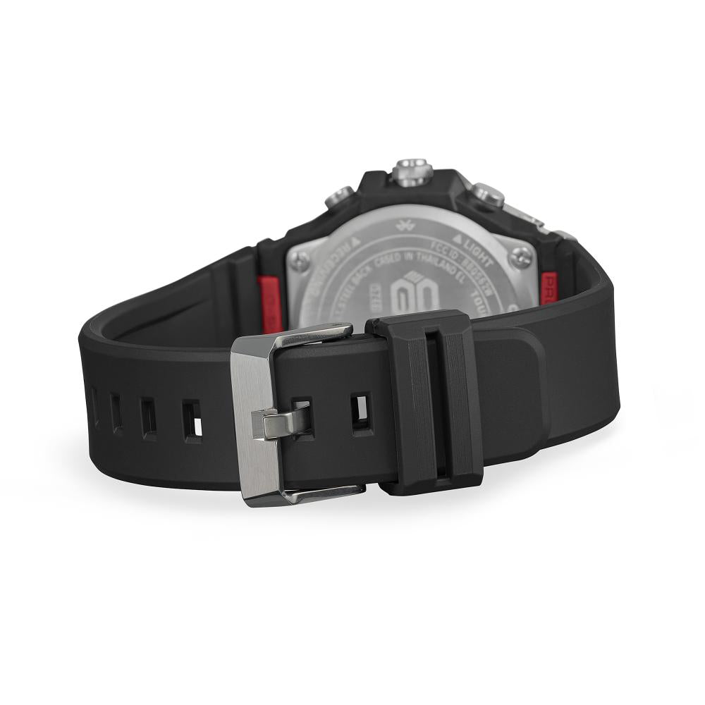 Collection G-Shock - GST-B1000-1AER - Montre Casio – boîtier en carbone bio et acier noir, bracelet en résine bio noir, couronne vissée – vue 8
