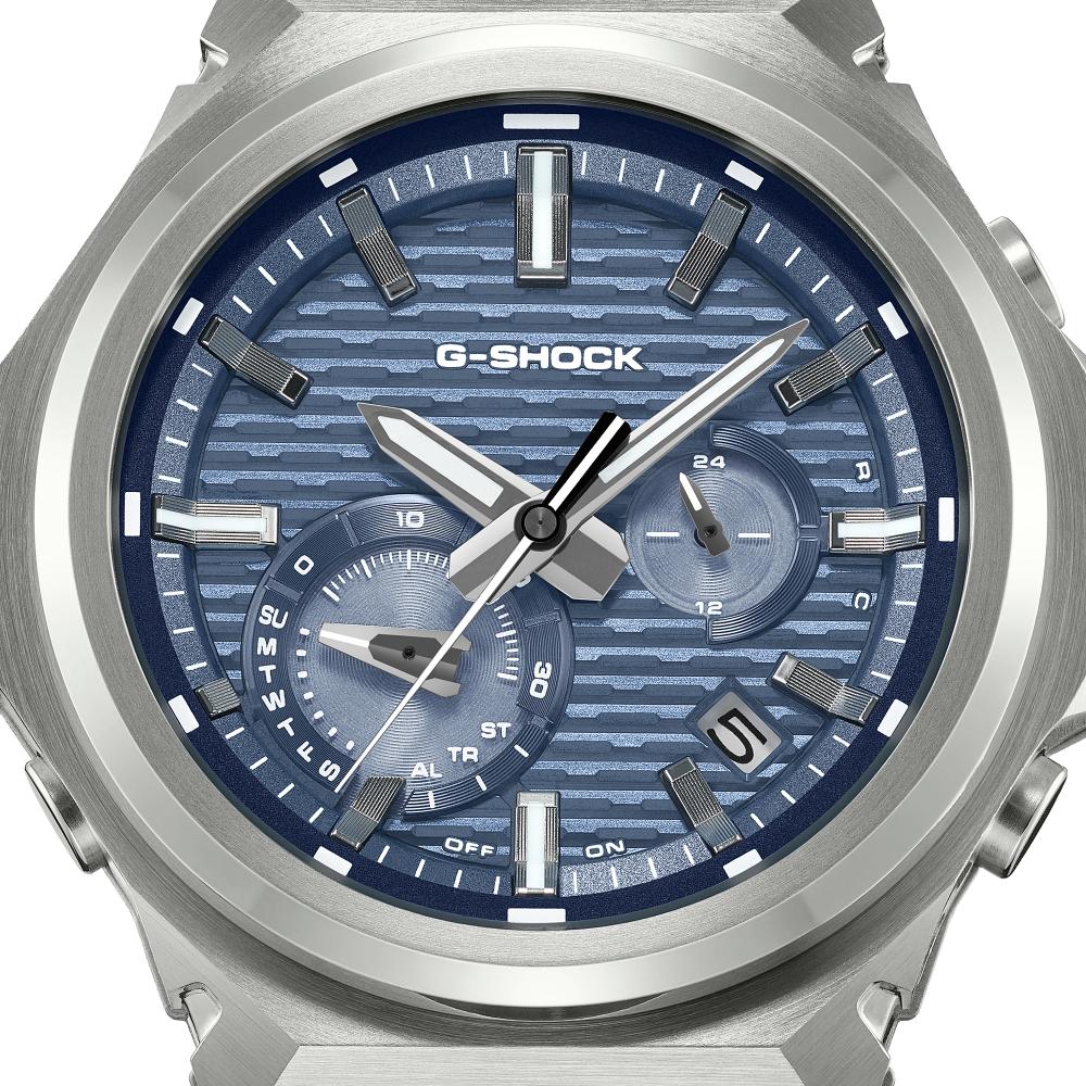 Collection G-Shock - GST-B1000-2AER - Montre Casio – montre analogique, boîtier en carbone bio et acier bleu, bracelet en résine bio – vue 4