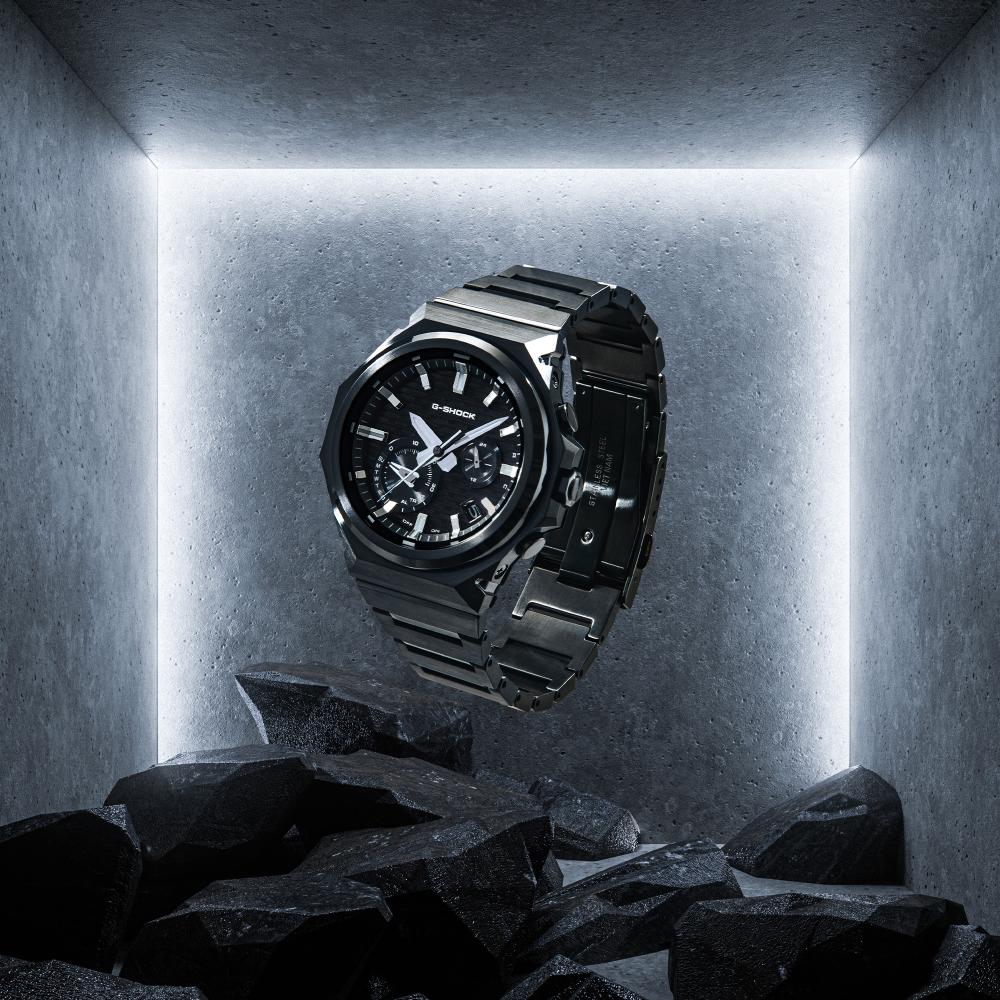 Collection G-Shock - GST-B1000BD-1AER - Montre Casio – boîtier en acier à placage ionique noir, bracelet en acier inoxydable noir – vue 7