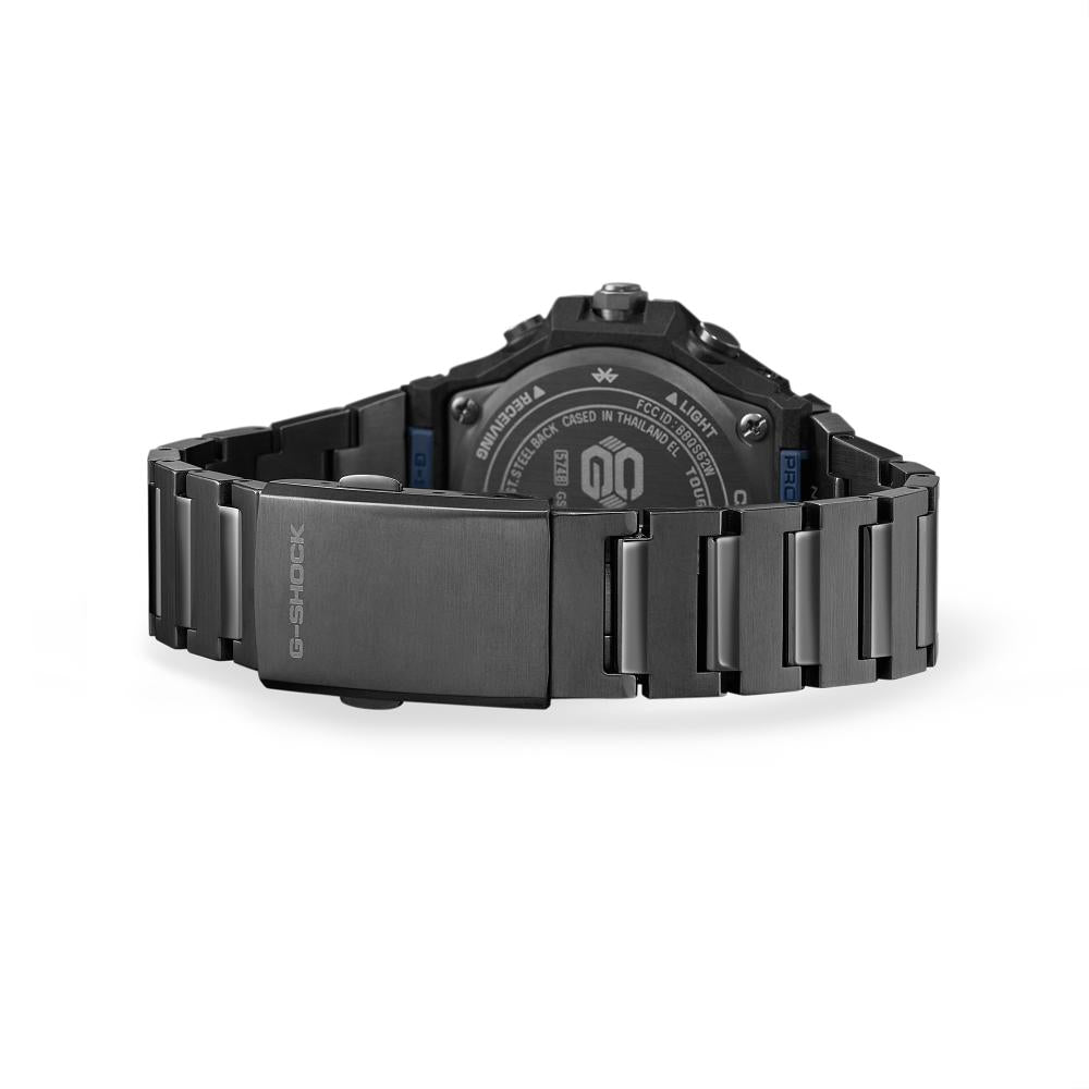 Collection G-Shock - GST-B1000BD-2AER - Montre Casio – boîtier en acier à placage ionique gris foncé, cadran bleu, bracelet en acier assorti – vue 7