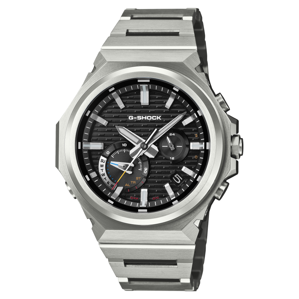 Collection G-Shock - GST-B1000D-1AER - Montre Casio – boîtier en acier inoxydable, cadran noir, bracelet en acier inoxydable – vue de face