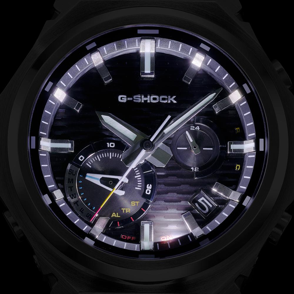 Collection G-Shock - GST-B1000BD-2AER - Montre Casio – boîtier en acier à placage ionique gris foncé, cadran bleu, bracelet en acier assorti – vue 8