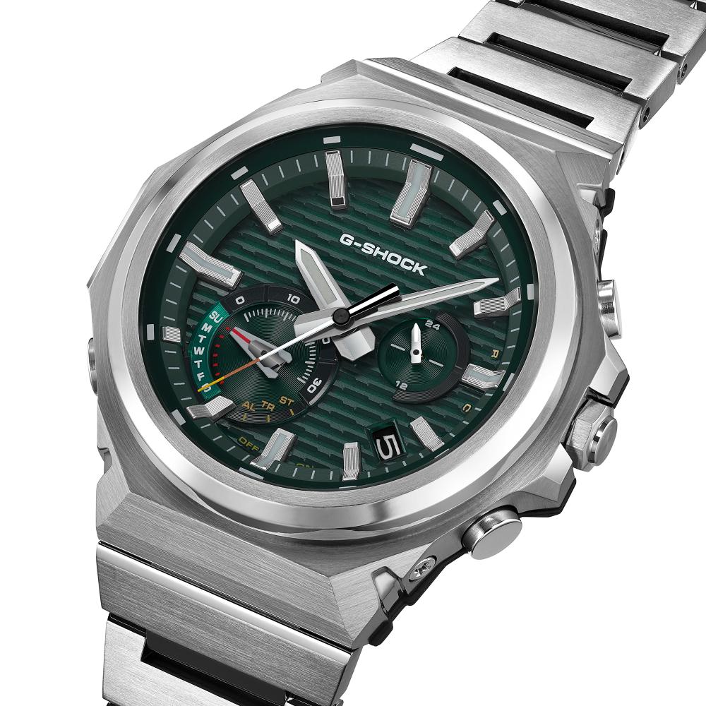 Collection G-Shock - GST-B1000D-3AER - Montre Casio – boîtier en acier inoxydable, cadran vert, bracelet en acier inoxydable – vue 3