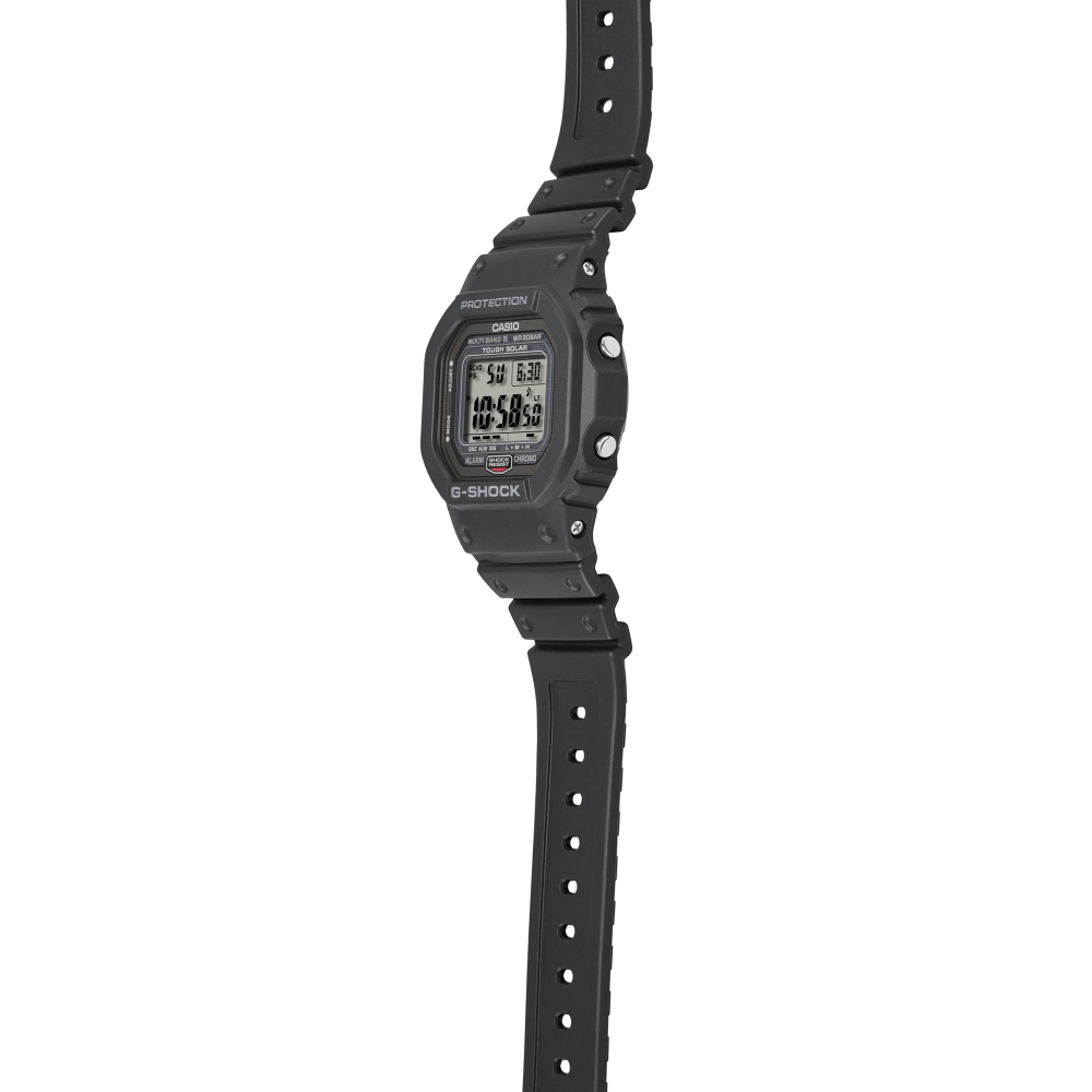 Collection G-Shock - GW-5000U-1ER - Montre Casio – boîtier métallique noir revêtu DLC, bracelet en résine noire – vue 4