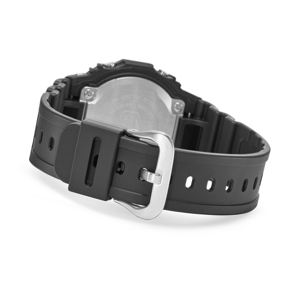 Collection G-Shock - GW-M5610U-1BER - Montre Casio – boîtier en résine noir, écran LCD inversé, bracelet en résine noire – vue 6