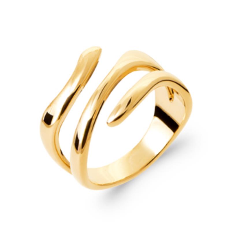 Spiralring – vergoldet | Azuline