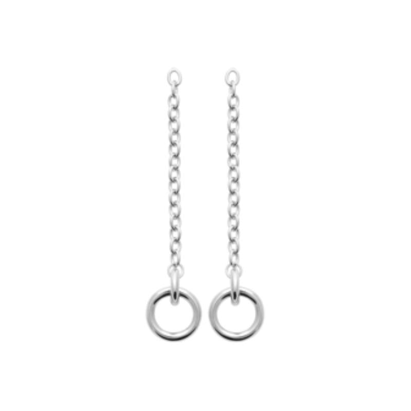 Circle Earrings – Silver | Azuline