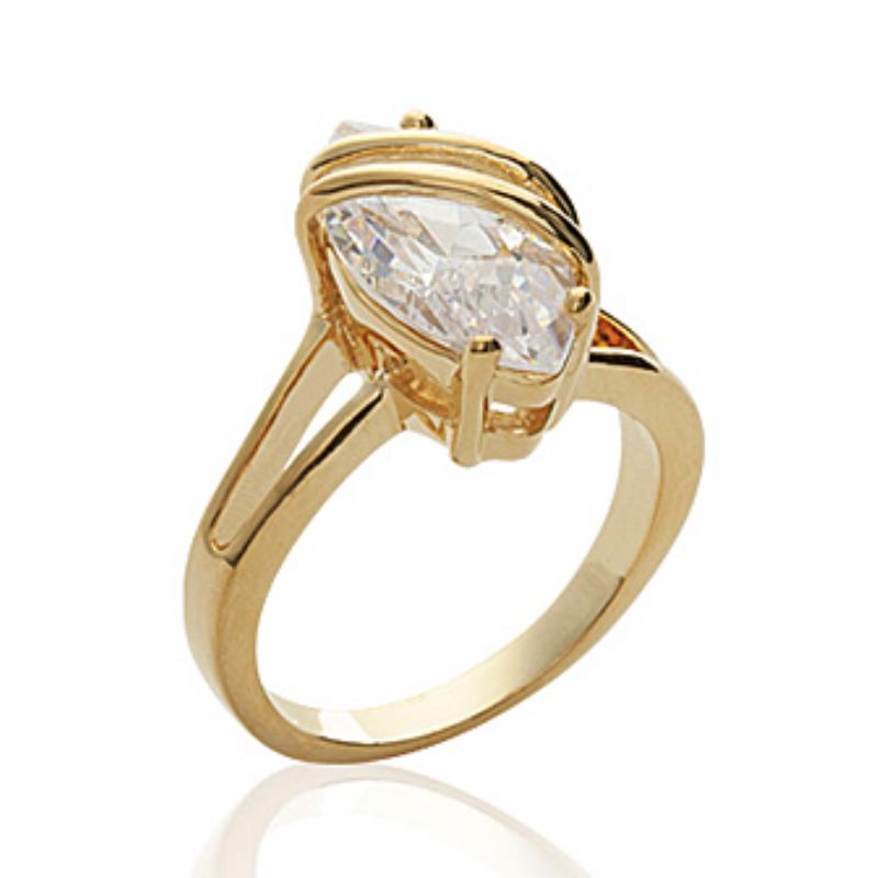Marquise Ring – Gullbelagt | Azulin